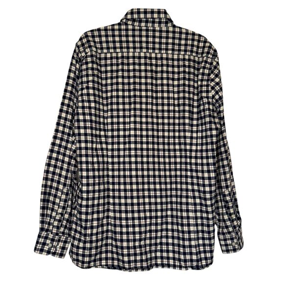 BARBOUR men's size large L Tailored Fit flannel plaid corduroy button shirt - Picture 12 of 12